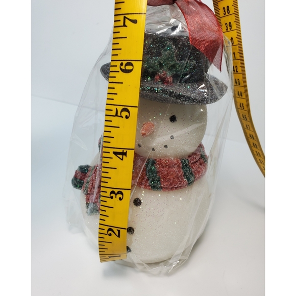Snowman candle 7" tall - Picture 5 of 5